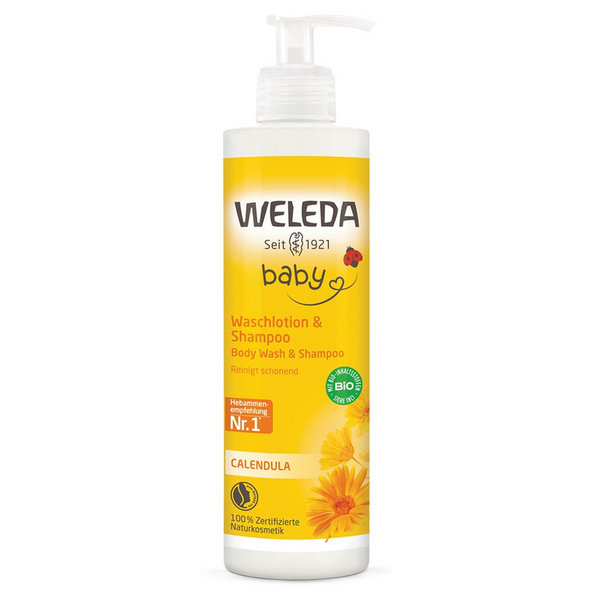 Weleda Baby měsíčkový mycí krém a šampon 400 ml