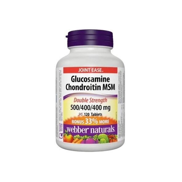 Webber Naturals Glukosamin Chondroitin MSM FORTE 1300 mg 120 tablet