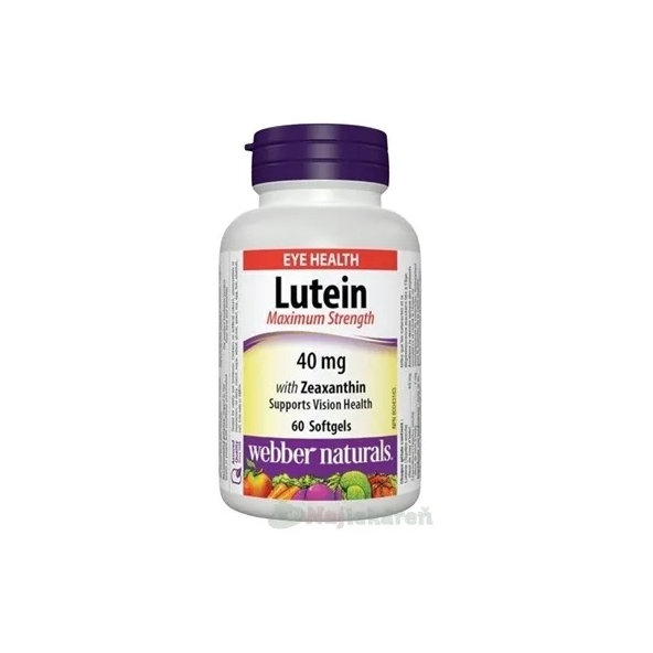Webber Naturals Lutein 40 mg 60 kapslí