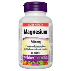 Webber Naturals Magnesium 500 mg 60 tablet