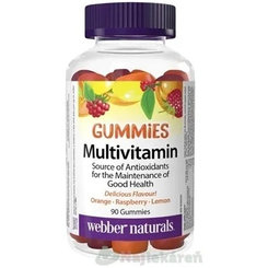 Webber Naturals Multivitamin Gummies 90 želé tablet
