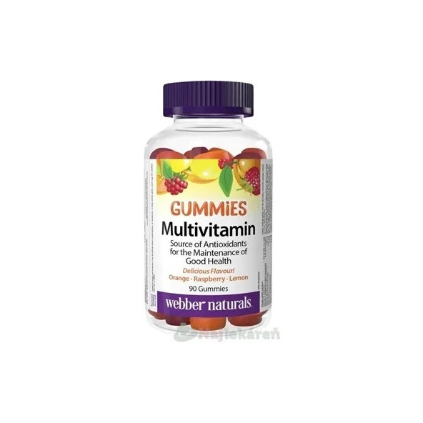 Webber Naturals Multivitamin Gummies 90 želé tablet