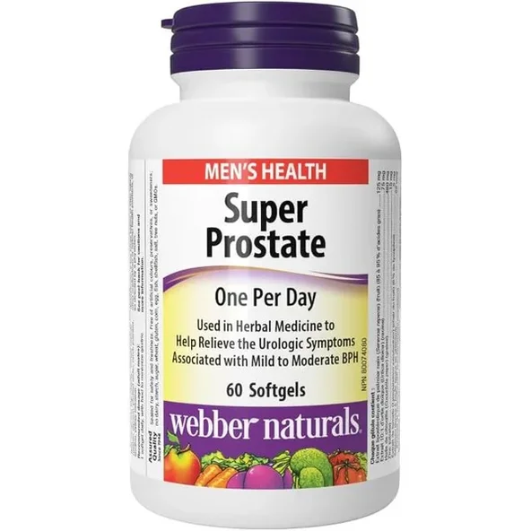 Webber Naturals Prostata Super Komplex 60 kapsúl
