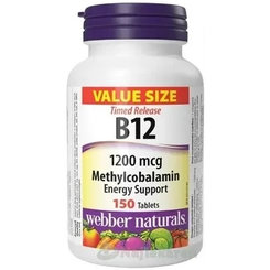 Webber Naturals Vitamin B12 1200 mcg SR 150 tablet