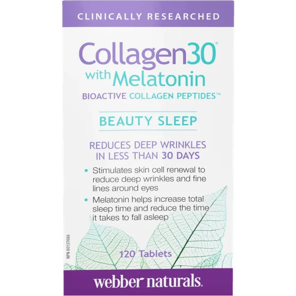 Webber Naturals Kolagen s melatoninem 120 tablet