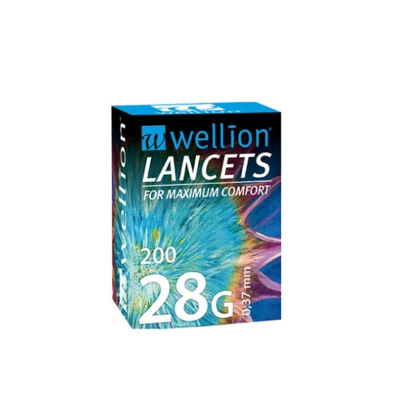 WELLION Lancets 28G sterilní lancety 200 ks