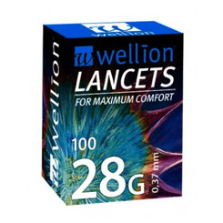 WELLION Lancets 28G sterilní lancety 100 ks