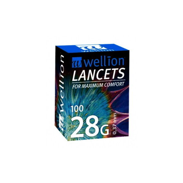 WELLION Lancets 28G sterilní lancety 100 ks