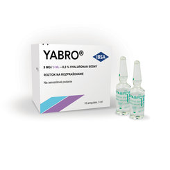 Yabro roztok s kyselinou hyaluronovou 0,3 % 10 × 3 ml