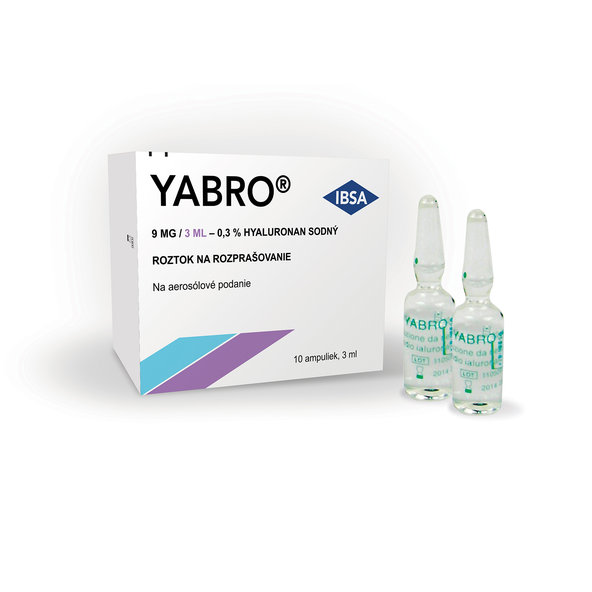 Yabro roztok s kyselinou hyaluronovou 0,3 % 10 × 3 ml