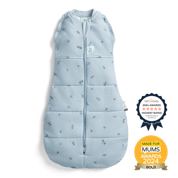 ergoPouch Cocoon zavinovací vak 2v1 Dragonflies 0–3 m 3–6 kg 2,5 TOG