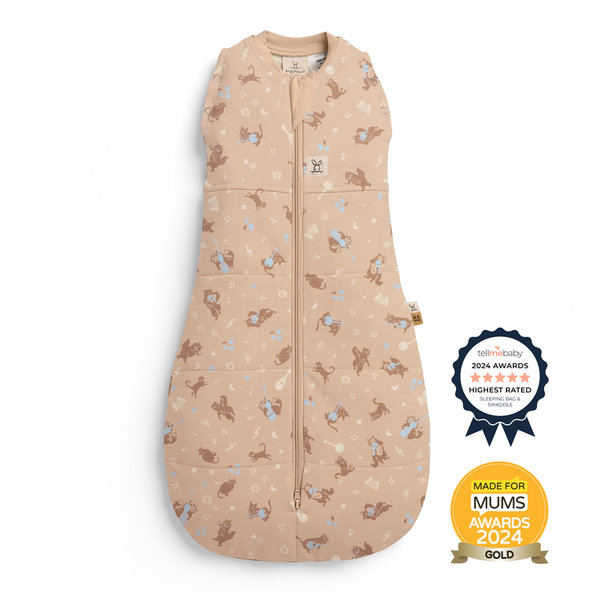 ERGOPOUCH Zavinovačka a spací pytel 2v1 Cocoon Melody 2,5tog 6-12m
