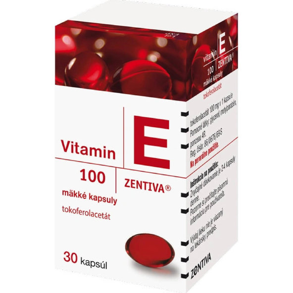 Zentiva Vitamín E 100 mg 30 kapslí