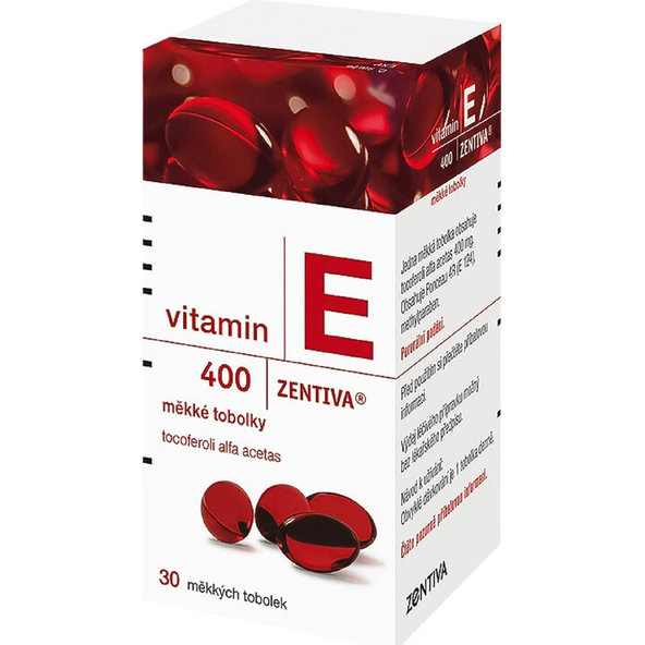 Zentiva Vitamín E 400 mg 30 kapslí