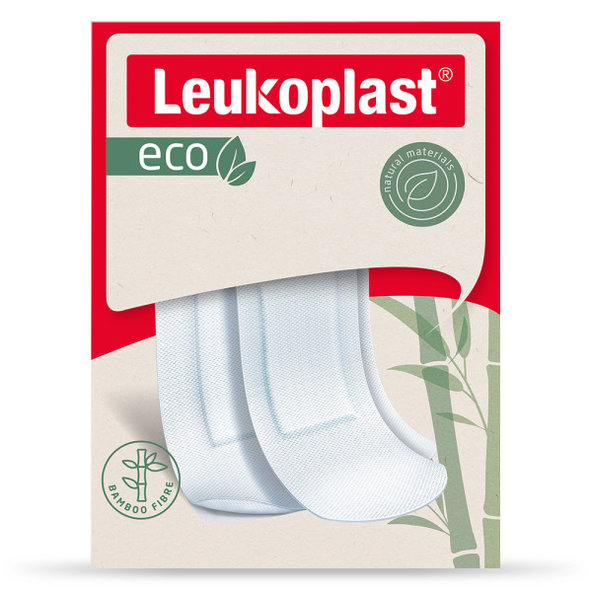 Leukoplast Eco Strips náplasti na rány 2 velikosti 20 ks