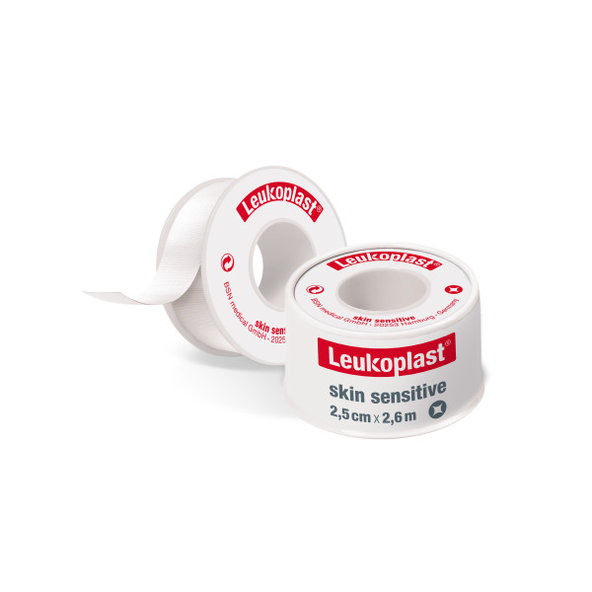 Leukoplast Skin Sensitive náplast na cívce 2,5 cm × 2,6 m