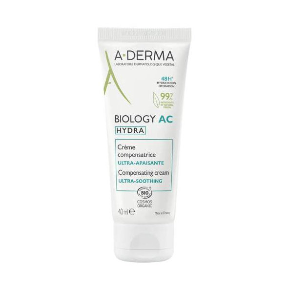 A-DERMA Biology AC Hydra zklidňující krém na aknózní pleť 40 ml