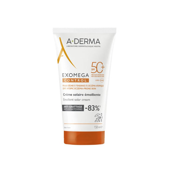 A-DERMA Protect Exomega Control SPF 50+ emolienční krém na atopickou pokožku 150 ml