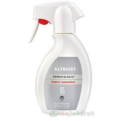 Altruist rodinný opaľovací sprej SPF 50