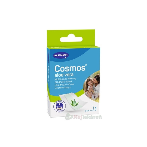Cosmos Aloe Vera náplast na rány 6 cm × 0,5 m