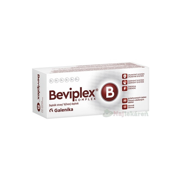 Galenika Beviplex B komplex tablety 30 tablet