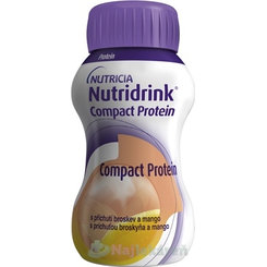 Nutridrink Compact Protein s příchutí broskev a mango 24 x 125 ml