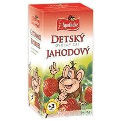 APOTHEKE Dětský ovocný čaj jahodový 20x2 g