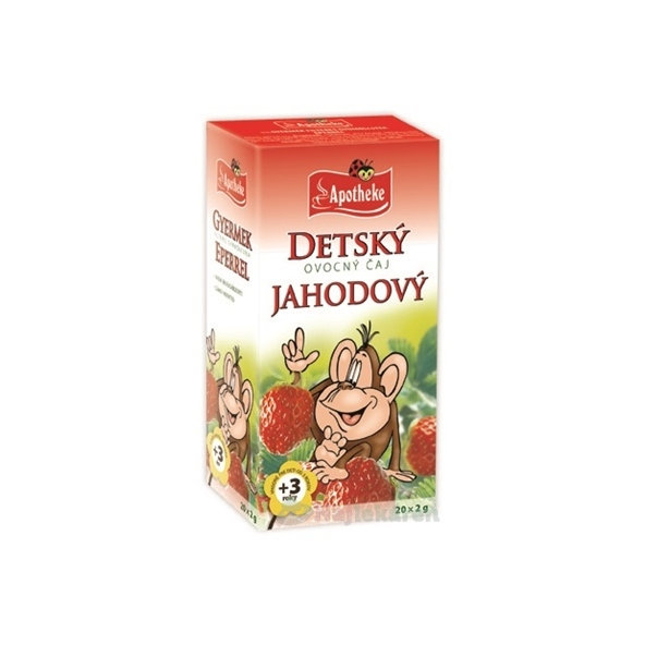 APOTHEKE Dětský ovocný čaj jahodový 20x2 g