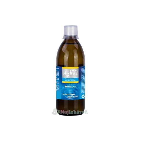 Pharma Activ Koloidní stříbro Ag100 25 ppm 500 ml