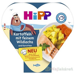 HiPP BIO příkrm brambory se zeleninou a lososem 1r+ 250 g