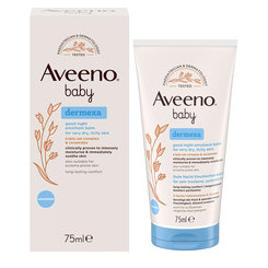 Aveeno Baby Dermexa Good Night emolienční balzám 75 ml