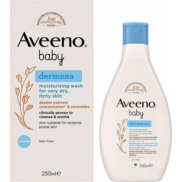 Aveeno Baby Dermexa Moisturising Wash hydratační mycí gel 250 ml