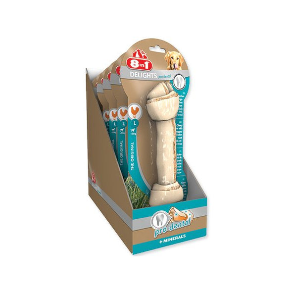8in1 Delights pro dental žvýkací kost pro psy L 24 ks