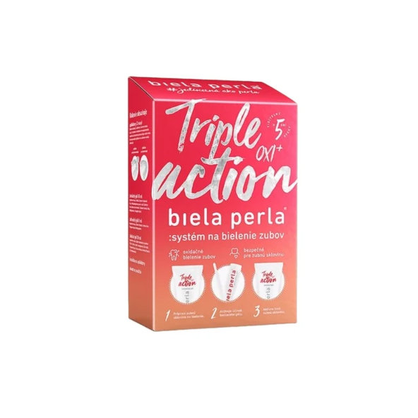 Biela Perla Triple Action OXI+ systém na bělení zubů