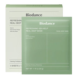 Biodance Refreshing Sea Kelp Real Deep Hydrogelová maska sada 4x34 g