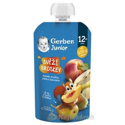 Gerber Junior kapsička Svěží broskev 12 m+ 110 g