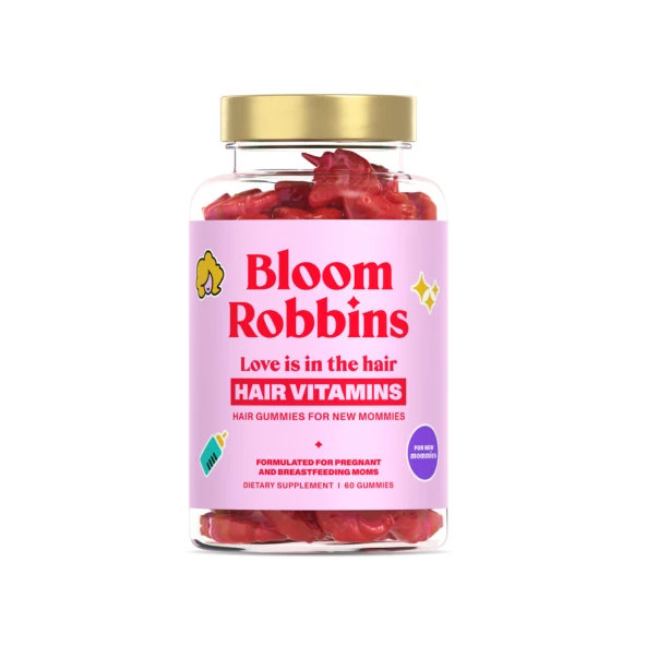 Bloom Robbins Hair Gummies pro těhotné a kojící ženy 60 kusů