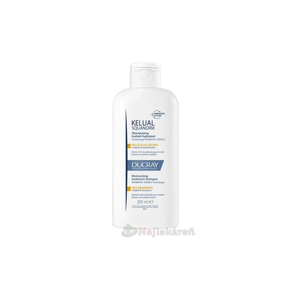 DUCRAY Kelual Squanorm šampon proti suchým lupům 200 ml