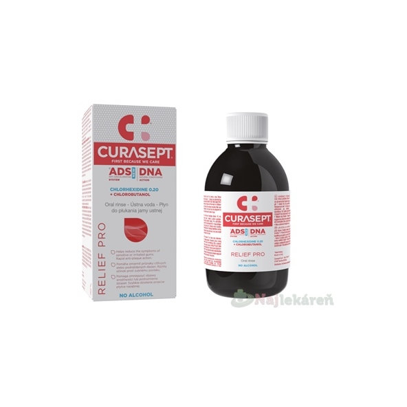 Curasept ADS DNA Relief Pro ústní voda 200 ml