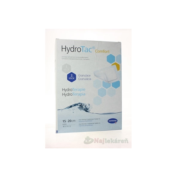 HydroTac Comfort pěnové krytí na rány 10 ks