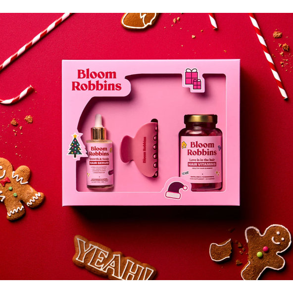 Bloom Robbins Love Is In The Hair duo 60 gumíků+ sérum 30 ml