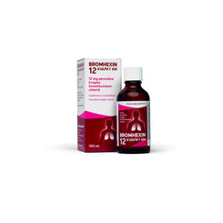 Bromhexin 12 Kapky KM na kašel 100 ml