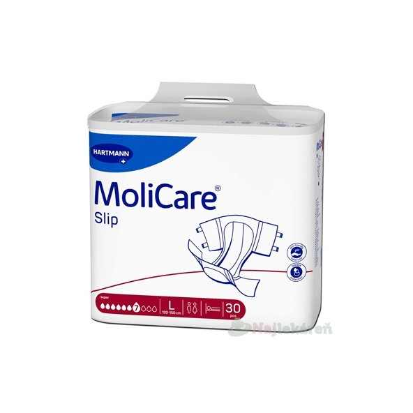 MoliCare Slip Super 7 kapek L 120–150 cm 30 ks