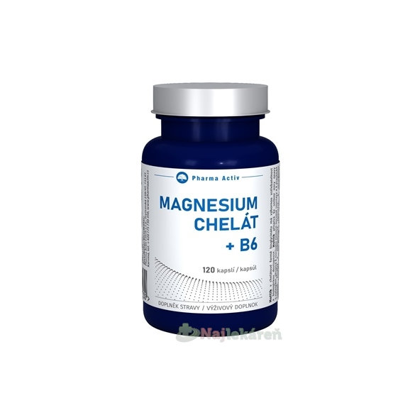 Pharma Activ Magnesium Chelát + B6 120 kapslí