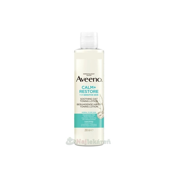Aveeno Calm+Restore zklidňující toner s ovsem 200 ml