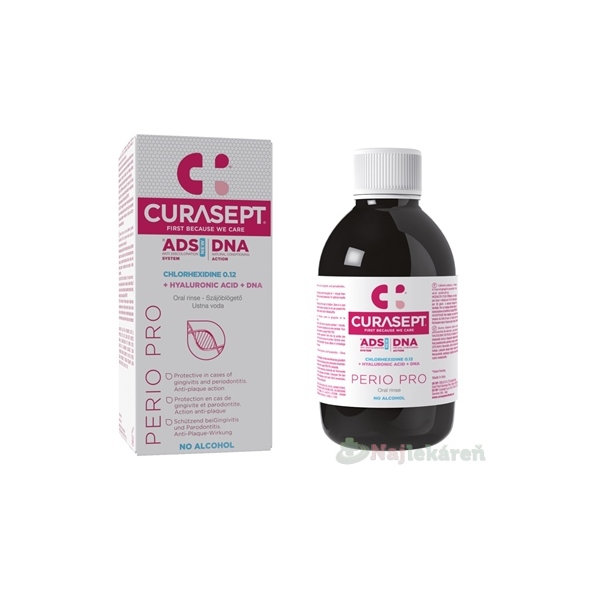 Curasept ADS DNA Perio Pro ústní voda 0,12 % 200 ml