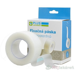 Plus Lekáreň Fixační páska transparentní cívka 2,5 cm × 9 m