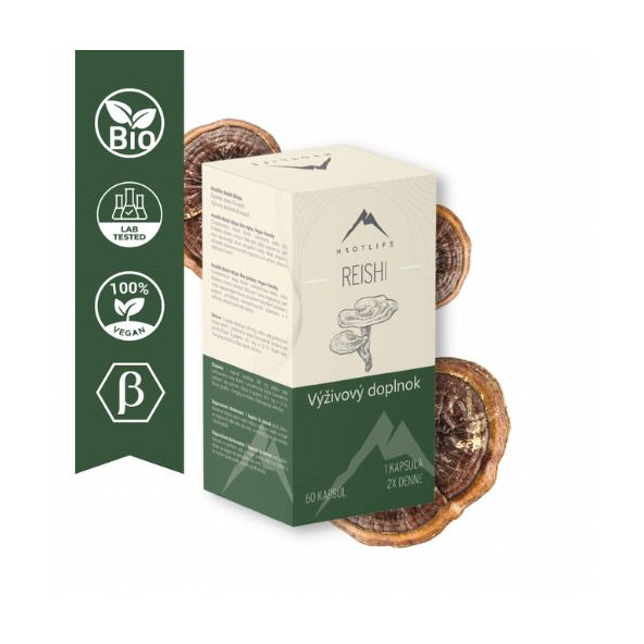 Hrotlife Reishi 60 kapslí