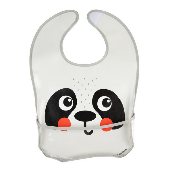 Canpol Babies Bryndák s kapsou plastový Panda 6m+