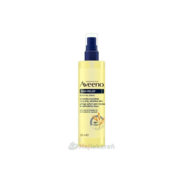 Aveeno Skin Relief tělový olej ve spreji 200 ml
